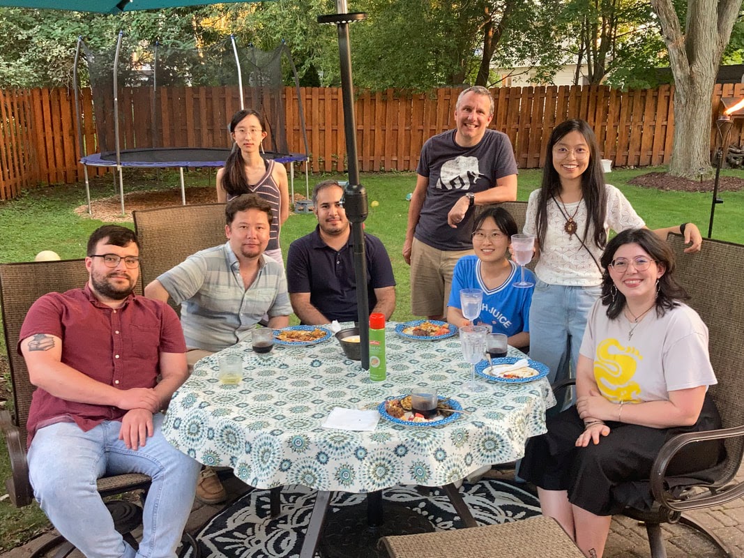 With some friends and fellow Michigan State University PhD linguistics students.